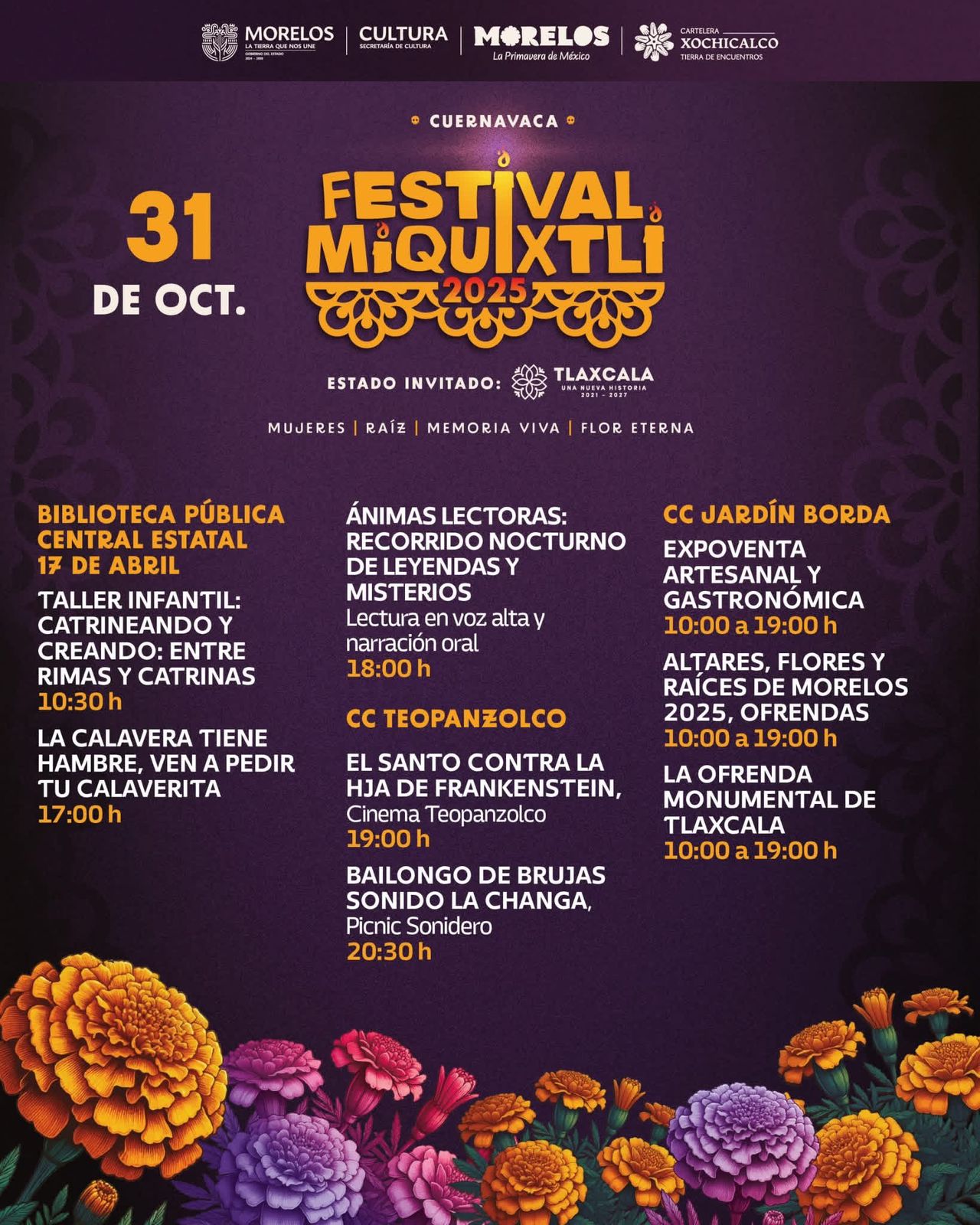 CELEBRARÁ MIQUIXTLI 2025 LA VIDA Y EL TALENTO MORELENSE CON UNA CARTELERA ARTÍSTICA IMPERDIBLE CELEBRARÁ MIQUIXTLI 2025 LA VIDA Y EL TALENTO MORELENSE CON UNA CARTELERA ARTÍSTICA IMPERDIBLE