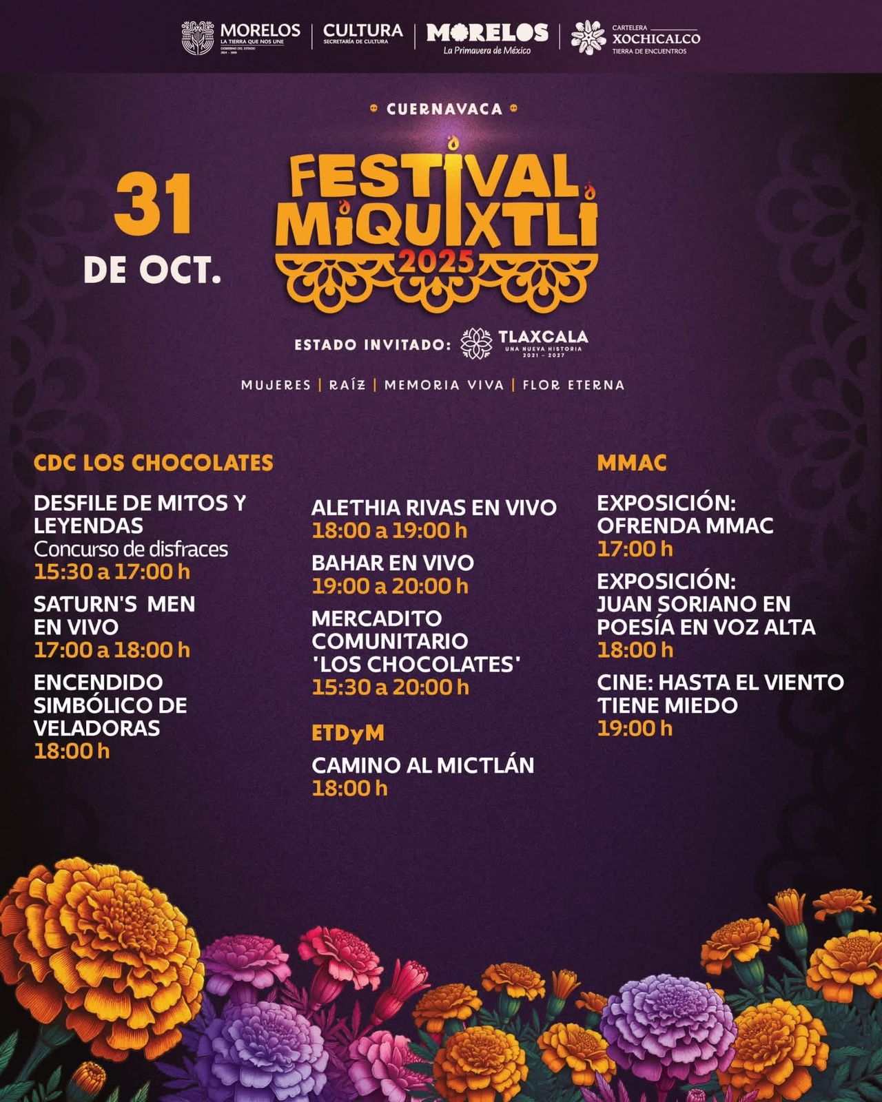 CELEBRARÁ MIQUIXTLI 2025 LA VIDA Y EL TALENTO MORELENSE CON UNA CARTELERA ARTÍSTICA IMPERDIBLE CELEBRARÁ MIQUIXTLI 2025 LA VIDA Y EL TALENTO MORELENSE CON UNA CARTELERA ARTÍSTICA IMPERDIBLE