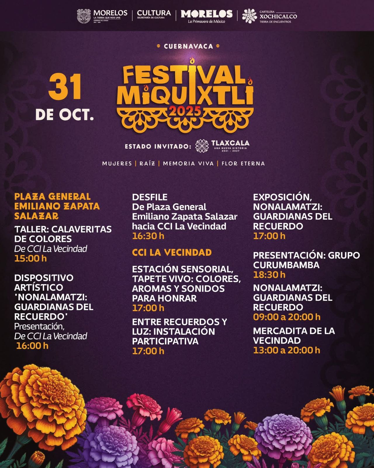 CELEBRARÁ MIQUIXTLI 2025 LA VIDA Y EL TALENTO MORELENSE CON UNA CARTELERA ARTÍSTICA IMPERDIBLE CELEBRARÁ MIQUIXTLI 2025 LA VIDA Y EL TALENTO MORELENSE CON UNA CARTELERA ARTÍSTICA IMPERDIBLE