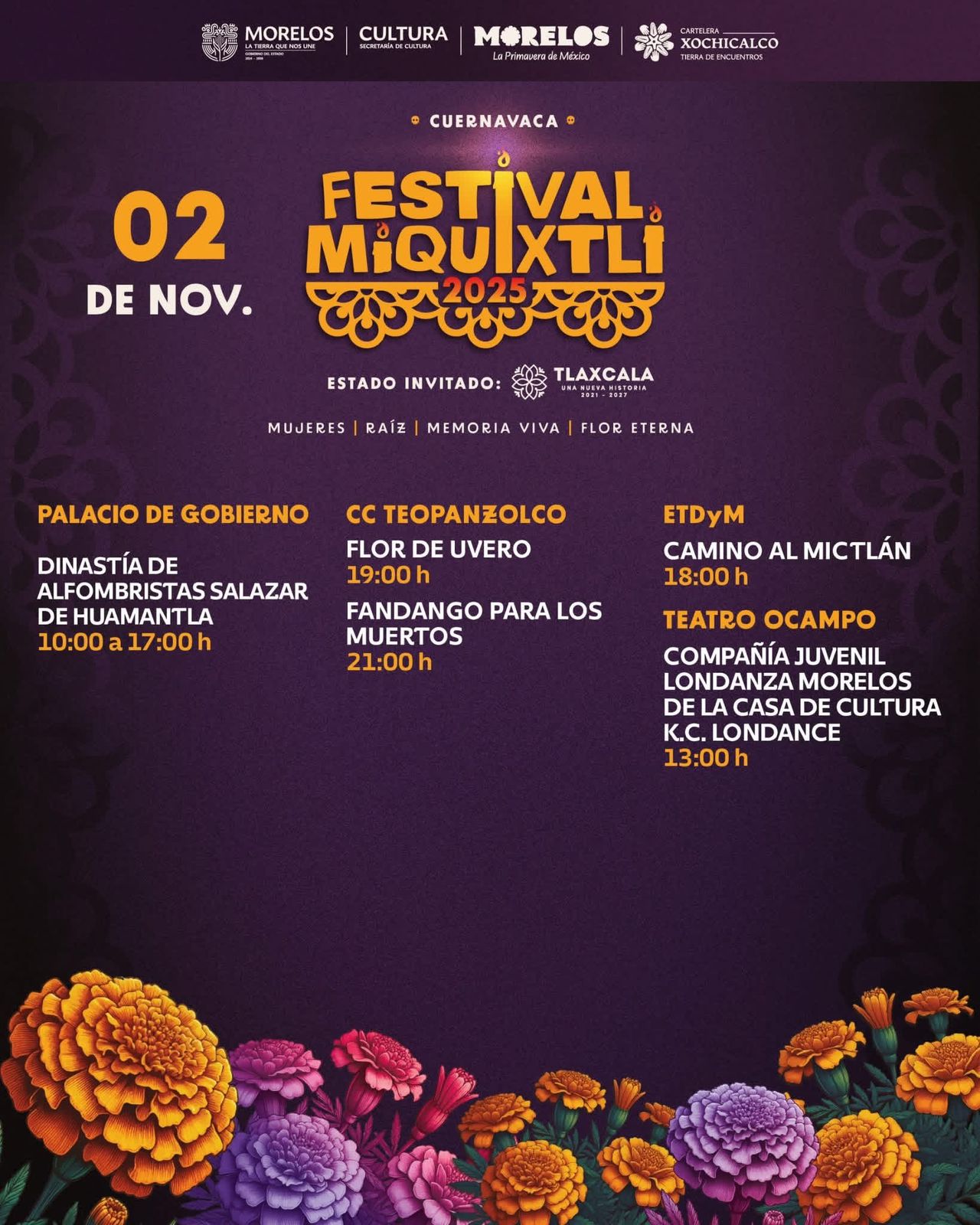 CELEBRARÁ MIQUIXTLI 2025 LA VIDA Y EL TALENTO MORELENSE CON UNA CARTELERA ARTÍSTICA IMPERDIBLE CELEBRARÁ MIQUIXTLI 2025 LA VIDA Y EL TALENTO MORELENSE CON UNA CARTELERA ARTÍSTICA IMPERDIBLE
