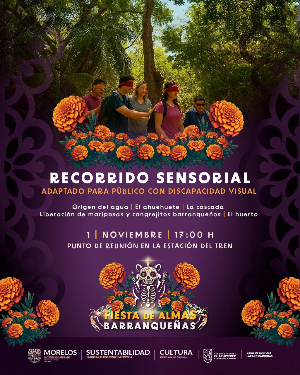 CELEBRA SECRETARÍA DE DESARROLLO SUSTENTABLE DÍA DE MUERTOS CON MÚSICA Y CINE EN EL PARQUE BARRANCA CHAPULTEPEC CELEBRA SECRETARÍA DE DESARROLLO SUSTENTABLE DÍA DE MUERTOS CON MÚSICA Y CINE EN EL PARQUE BARRANCA CHAPULTEPEC