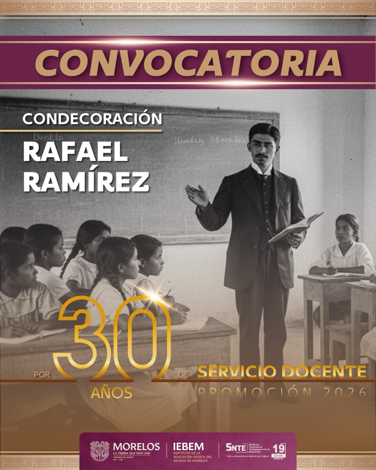 PUBLICA GOBIERNO DE MORELOS CONVOCATORIAS PARA RECONOCER LA ENTREGA Y VOCACIÓN DEL MAGISTERIO ESTATAL