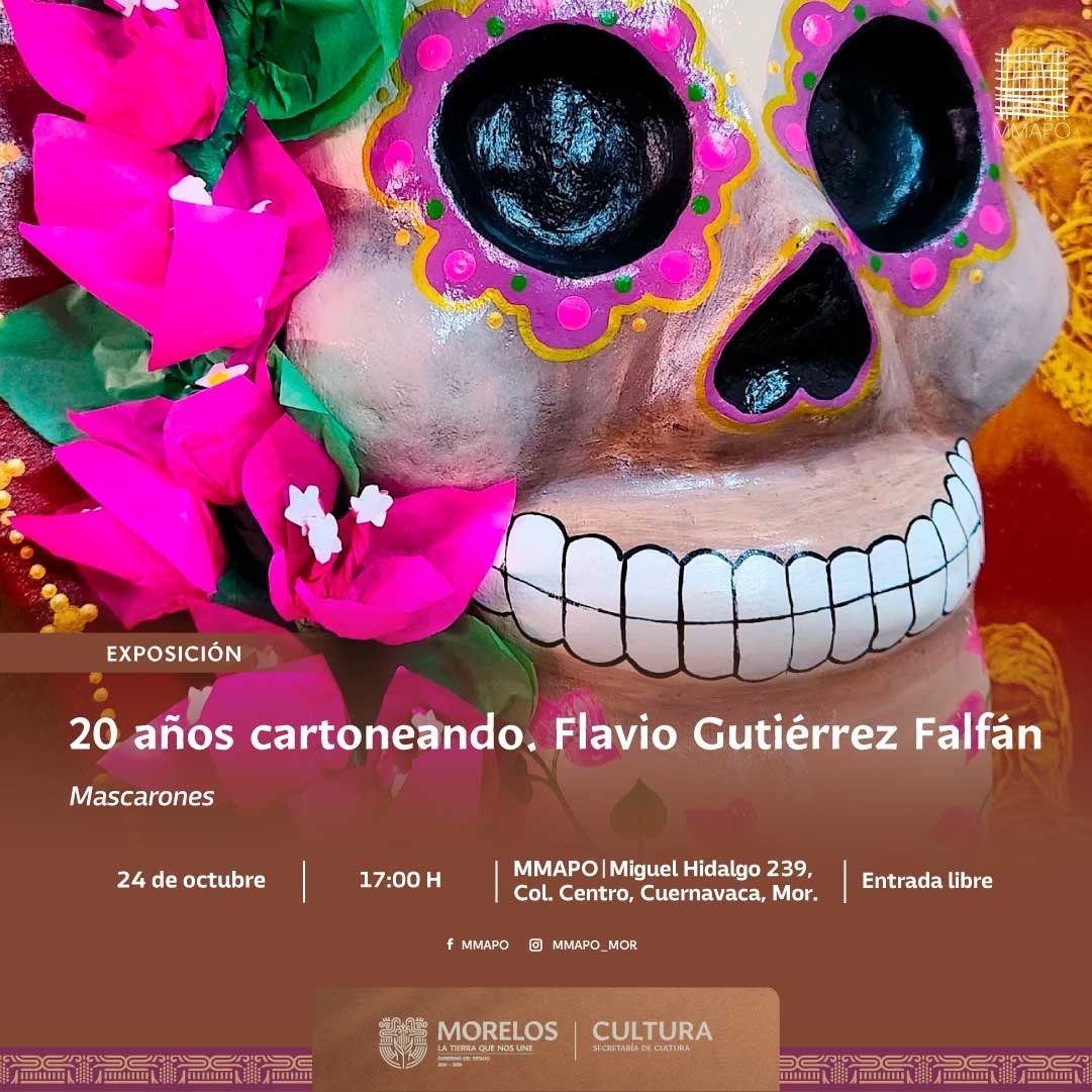 INVITA SECRETARÍA DE CULTURA A LA EXPOSICIÓN “20 AÑOS CARTONEANDO. FLAVIO DANIEL GUTIÉRREZ FALFÁN” EN EL MMAPO INVITA SECRETARÍA DE CULTURA A LA EXPOSICIÓN “20 AÑOS CARTONEANDO. FLAVIO DANIEL GUTIÉRREZ FALFÁN” EN EL MMAPO