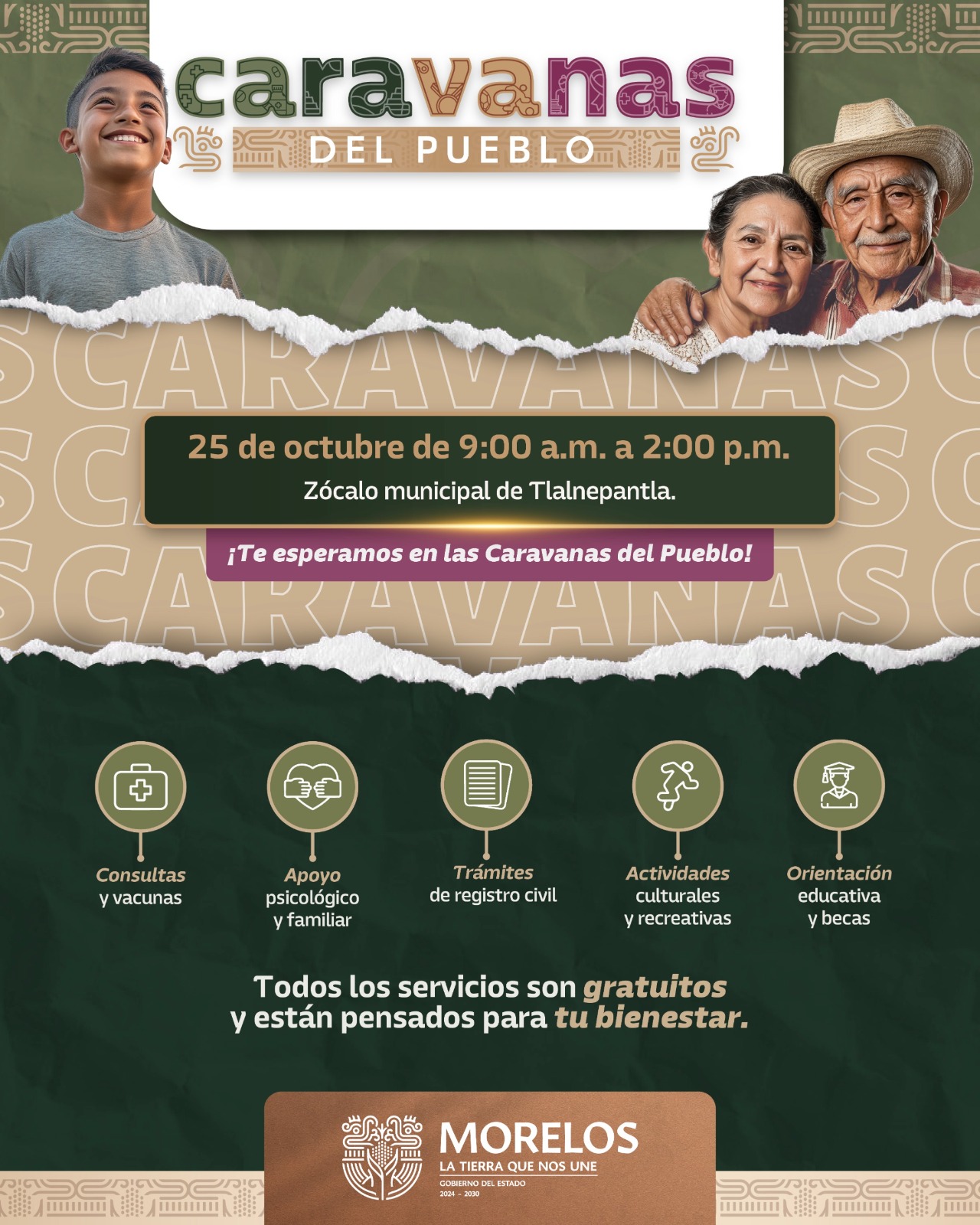 LLEGARÁN CARAVANAS DEL PUEBLO “TERRITORIOS DE PAZ Y BUEN VIVIR” A TLALNEPANTLA, EL SÁBADO 25 DE OCTUBRE