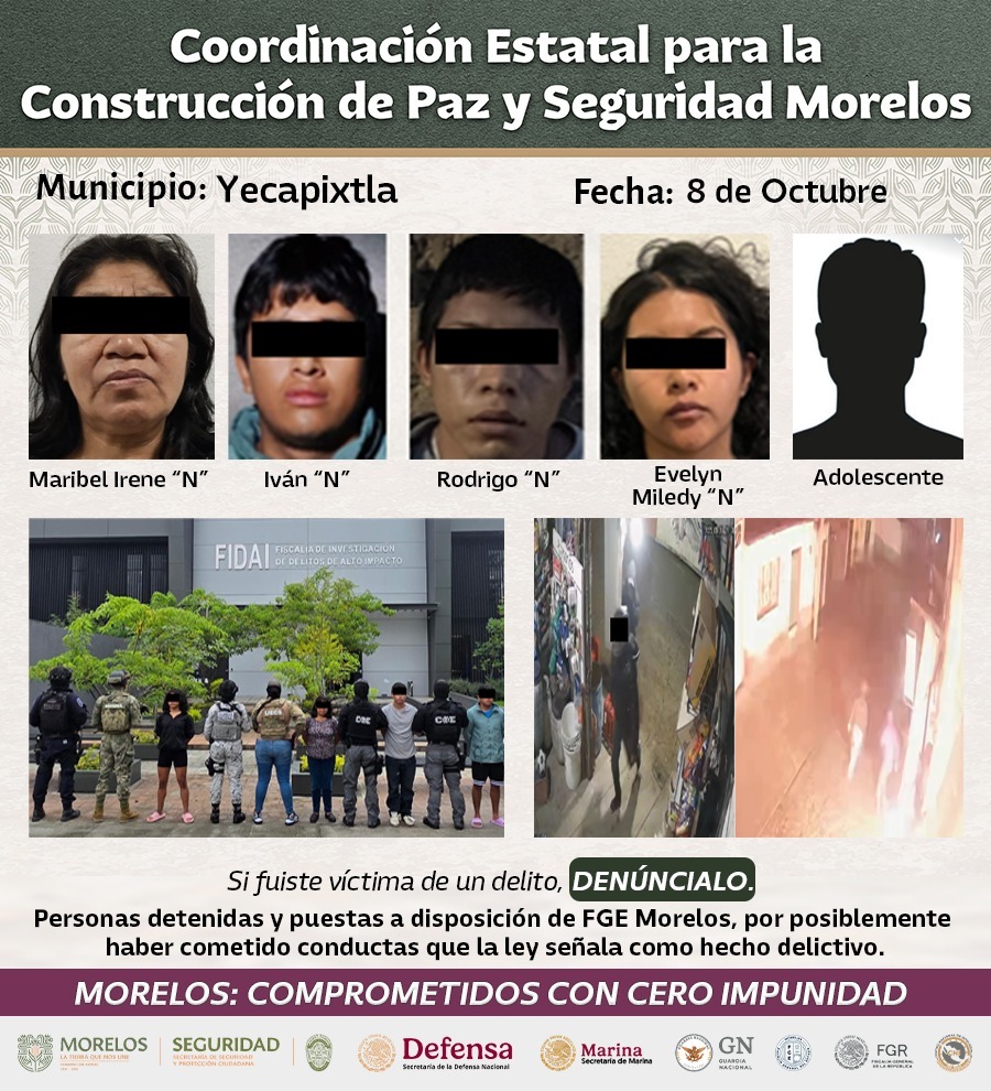 DESMANTELA MESA DE COORDINACIÓN ESTATAL PARA LA CONSTRUCCIÓN DE PAZ Y SEGURIDAD NARCOLABORATORIO, ASEGURA ARSENAL Y DROGA; DETIENE A 27 GENERADORES DE VIOLENCIA