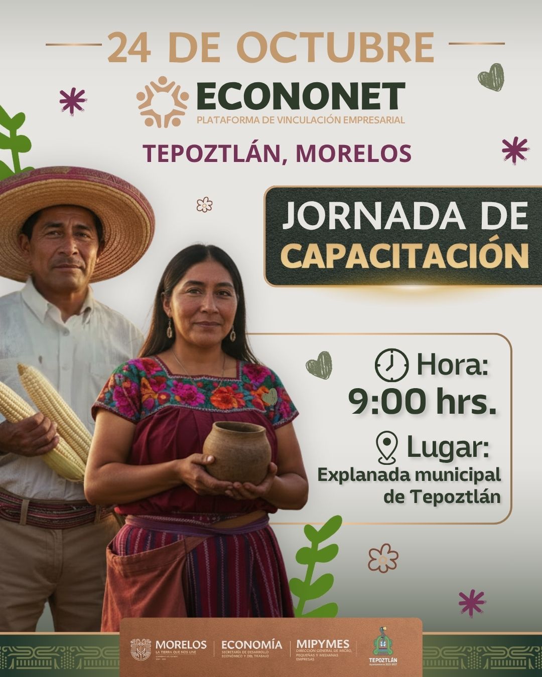 PROYECTA GOBIERNO DE MORELOS ECONOMÍA SOCIAL EN TEPOZTLÁN CON CAPACITACIÓN PARA EMPRENDEDORES PROYECTA GOBIERNO DE MORELOS ECONOMÍA SOCIAL EN TEPOZTLÁN CON CAPACITACIÓN PARA EMPRENDEDORES