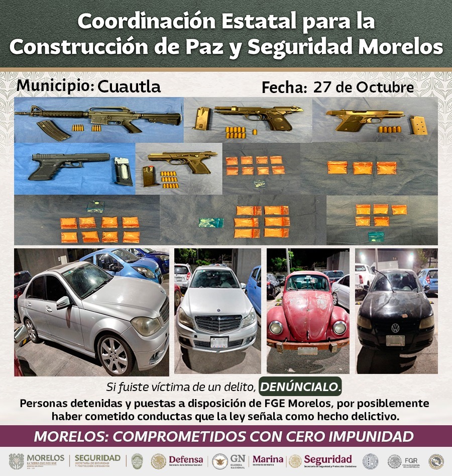ASEGURAN INTEGRANTES DE LA MESA DE COORDINACIÓN PARA LA CONSTRUCCIÓN DE PAZ Y SEGURIDAD A JOSÉ ANTONIO “N”, ALIAS “LA VARA” O “EL FLACO”, LÍDER DEL GRUPO DELICTIVO “GUERREROS UNIDOS” Y/O “LOS ACAPULCOS” ASEGURAN INTEGRANTES DE LA MESA DE COORDINACIÓN PARA LA CONSTRUCCIÓN DE PAZ Y SEGURIDAD A JOSÉ ANTONIO “N”, ALIAS “LA VARA” O “EL FLACO”, LÍDER DEL GRUPO DELICTIVO “GUERREROS UNIDOS” Y/O “LOS ACAPULCOS”