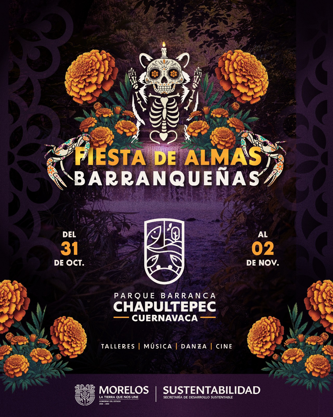 LLENARÁ “FIESTA DE ALMAS BARRANQUEÑAS” DE TRADICIÓN, INCLUSIÓN Y NATURALEZA EL PARQUE BARRANCA CHAPULTEPEC