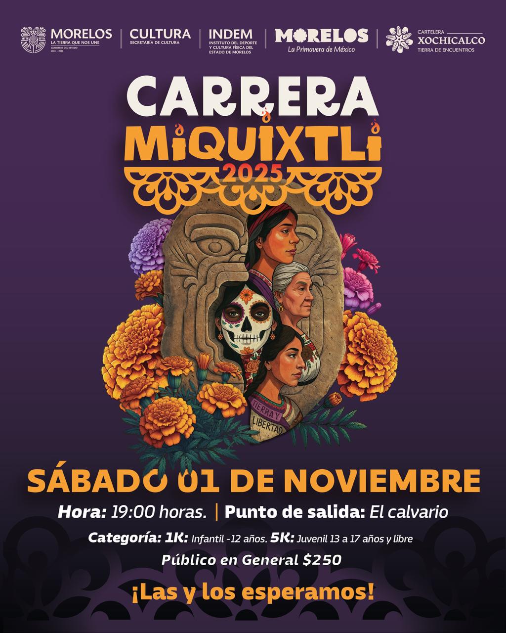 INVITA INDEM A SUMARSE A LA CARRERA NOCTURNA MIQUIXTLI 2025 INVITA INDEM A SUMARSE A LA CARRERA NOCTURNA MIQUIXTLI 2025