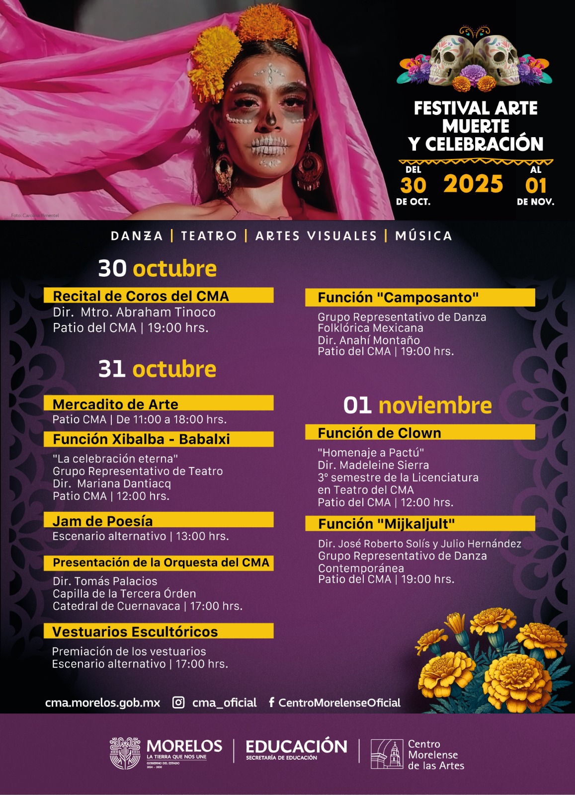 DESCUBRE “ARTE, MUERTE Y CELEBRACIÓN”, UNA EXPERIENCIA ÚNICA DEL CMA EN HONOR AL DÍA DE MUERTOS DESCUBRE “ARTE, MUERTE Y CELEBRACIÓN”, UNA EXPERIENCIA ÚNICA DEL CMA EN HONOR AL DÍA DE MUERTOS