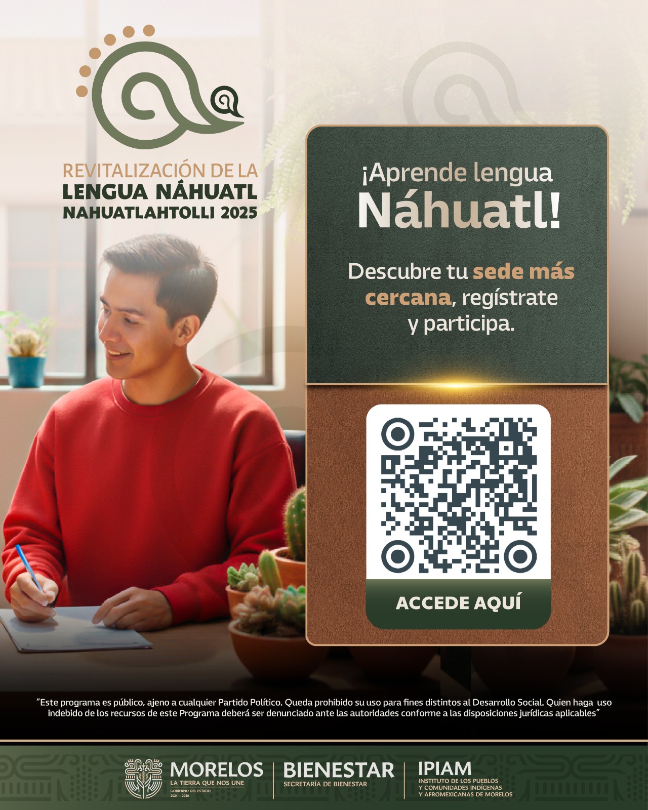 AMPLÍA GOBIERNO ESTATAL COBERTURA DE NÁHUATL A 16 MUNICIPIOS PARA FORTALECER IDENTIDAD CULTURAL EN “LA TIERRA QUE NOS UNE” AMPLÍA GOBIERNO ESTATAL COBERTURA DE NÁHUATL A 16 MUNICIPIOS PARA FORTALECER IDENTIDAD CULTURAL EN “LA TIERRA QUE NOS UNE”