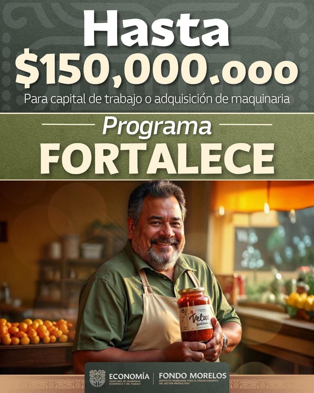 ACOMPAÑA FONDO MORELOS A EMPRENDEDORAS Y EMPRENDEDORES CON CRÉDITOS ACCESIBLES PARA SU DESARROLLO ACOMPAÑA FONDO MORELOS A EMPRENDEDORAS Y EMPRENDEDORES CON CRÉDITOS ACCESIBLES PARA SU DESARROLLO