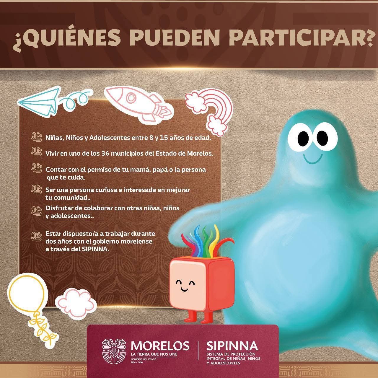 CONVOCA SIPINNA MORELOS A PARTICIPAR EN CONSEJO CONSULTIVO DE NIÑAS, NIÑOS Y ADOLESCENTES DEL ESTADO