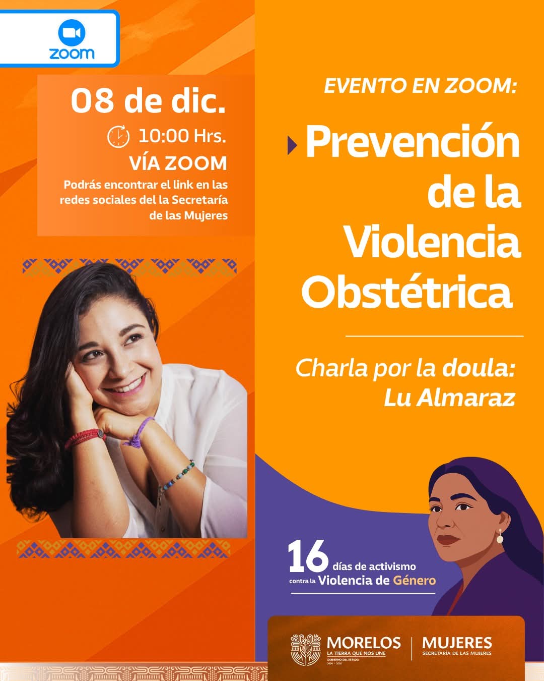 IMPLEMENTA GOBIERNO DE MORELOS ACCIONES POR EL 25N PARA IMPULSAR LA IGUALDAD Y PREVENIR LA VIOLENCIA CONTRA LAS MUJERES