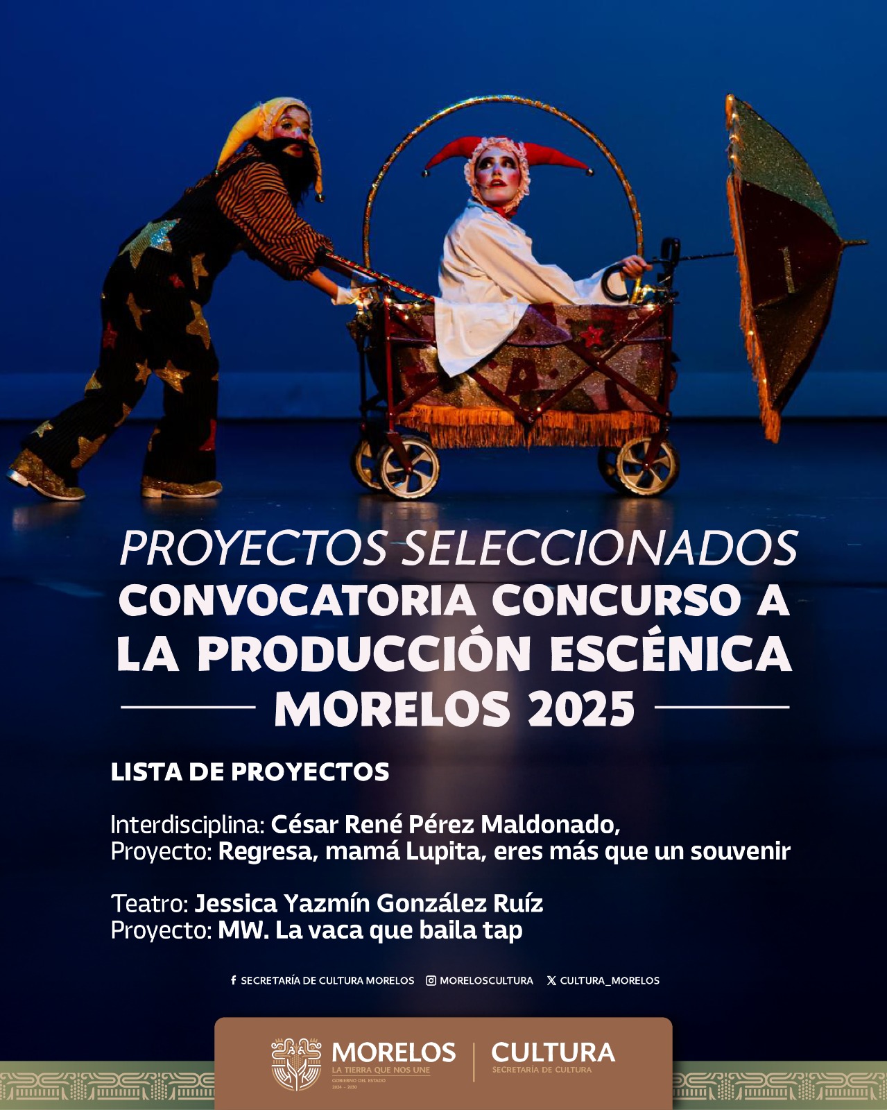 FOMENTA GOBIERNO DE MORELOS PROYECTOS QUE CONTRIBUYEN AL DESARROLLO CULTURAL DEL ESTADO