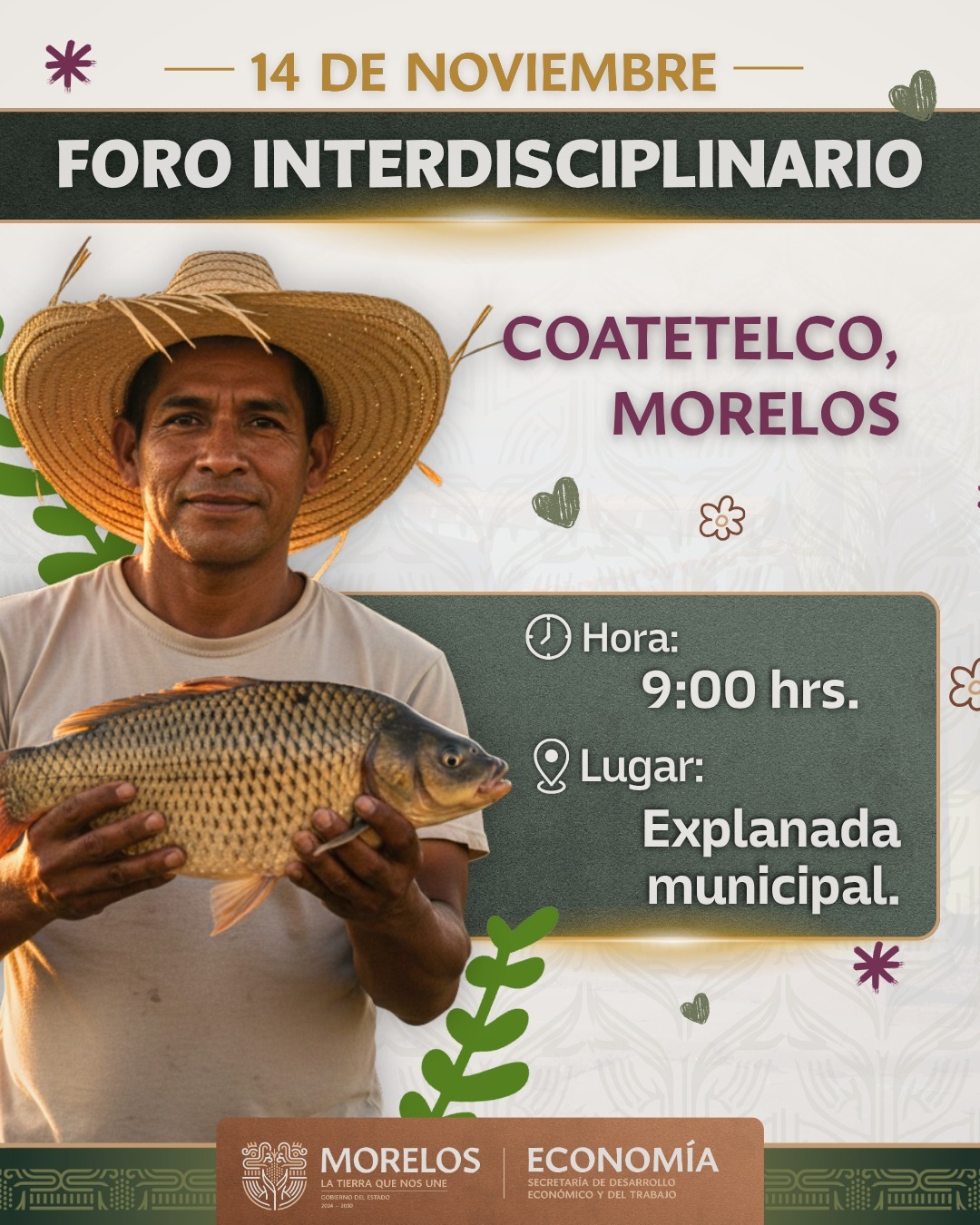 CONVOCA SDEYT A PRODUCTORES Y EMPRENDEDORES A JORNADA PARA FORTALECER LA ECONOMÍA SOCIAL EN COATETELCO