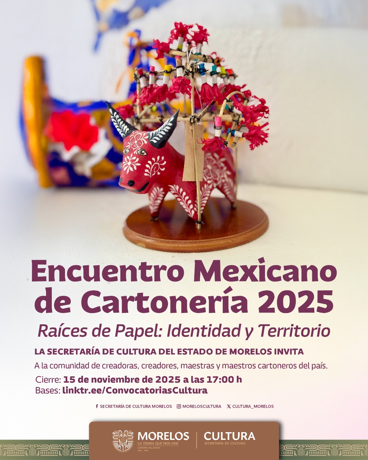 LLEGA A MORELOS EL ENCUENTRO MEXICANO DE CARTONERÍA 2025 “RAÍCES DE PAPEL: IDENTIDAD Y TERRITORIO”